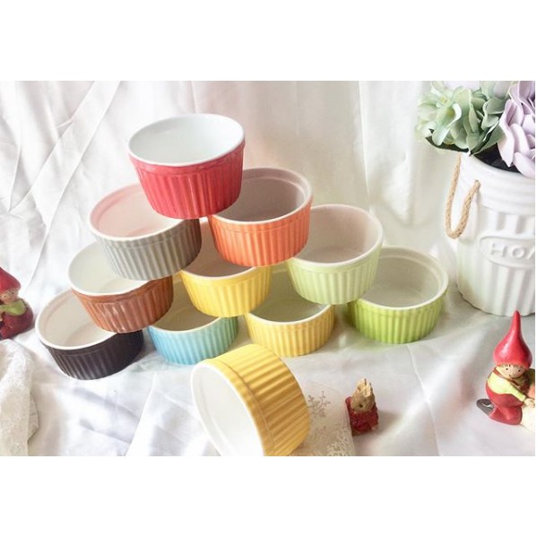 Ramekin Impor Warna-warni / Mangkok Ramekin / Bowl Ramekin