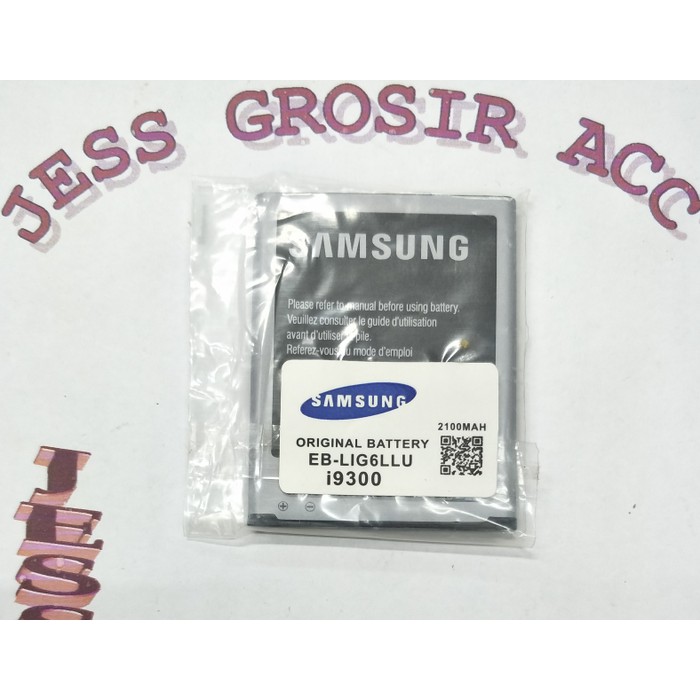 Baterai Battery Batere Original Samsung GALAXY S3 i9300 i9082 i9060 - Hitam