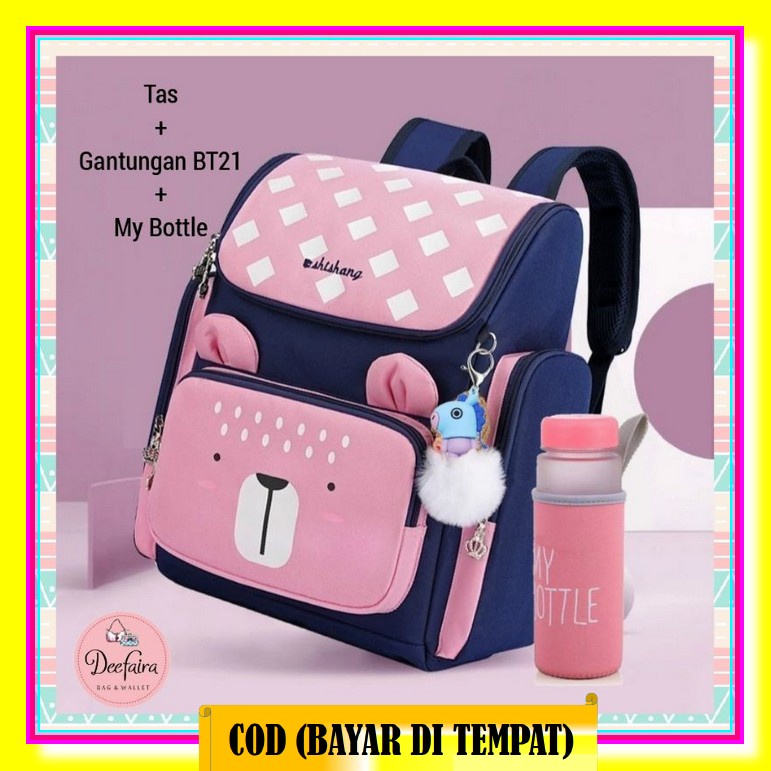 Tas Ransel Anak Sekolah Laki Laki Perempuan Cewek Cowok Bts Army Sd Tk Paud Kelas 2 3 4 5 6 7 8 9 10