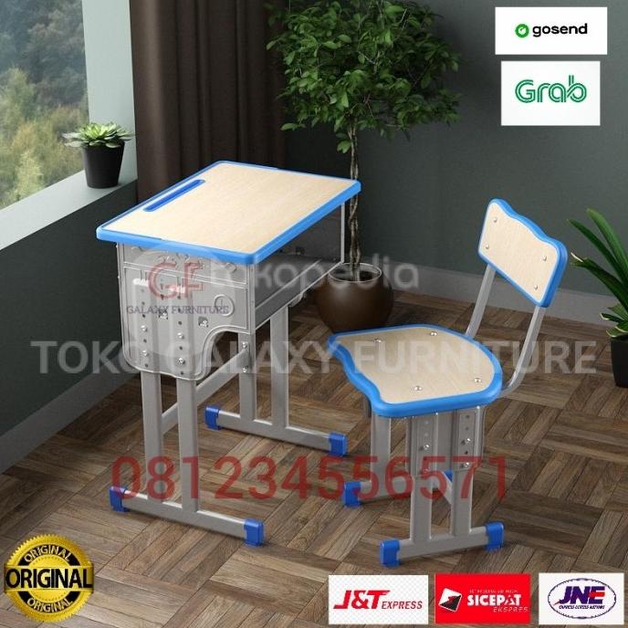 Satu Set Meja Belajar/Satu Set Meja Sekolah/Meja Komputer/Meja Tulis Showfight