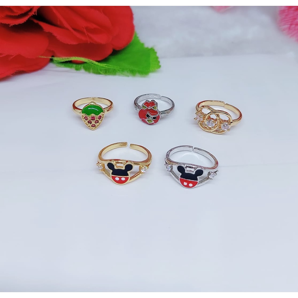 Cincin Xuping Anak-anak Aneka Motif