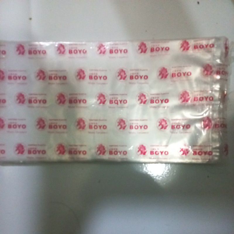 Plastik PE merk boyo tebal 0.3