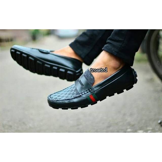 Sepatu gucci pria / sepatu casual pria / sepatu kantor pria / sepatu loafers pria