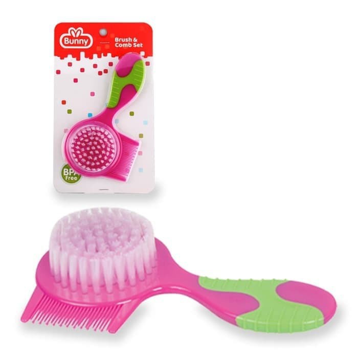 Lusty Bunny DC 1102 Brush Comb Set Sisir Bayi 2 in 1