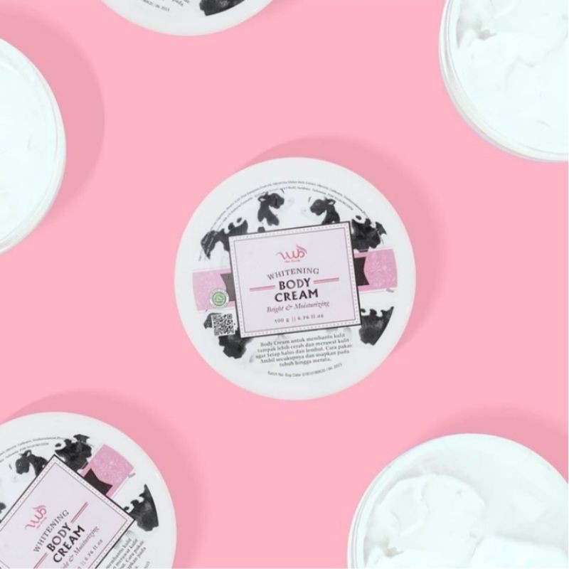 WUB WHETENING BODY CREAM/BLEACHING 100gr PEMUTIH BADAN