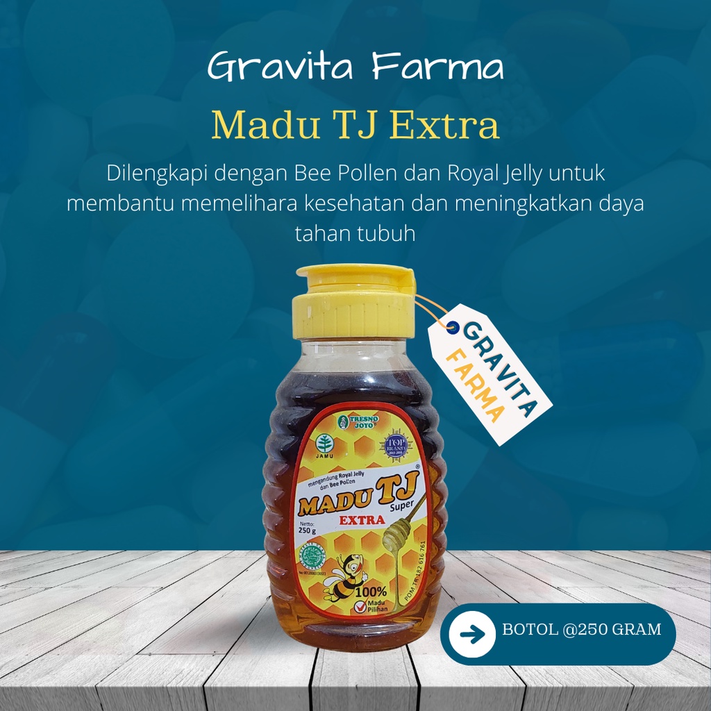 

Madu TJ Extra Super kemasan botol Tresno Joyo 250 gram