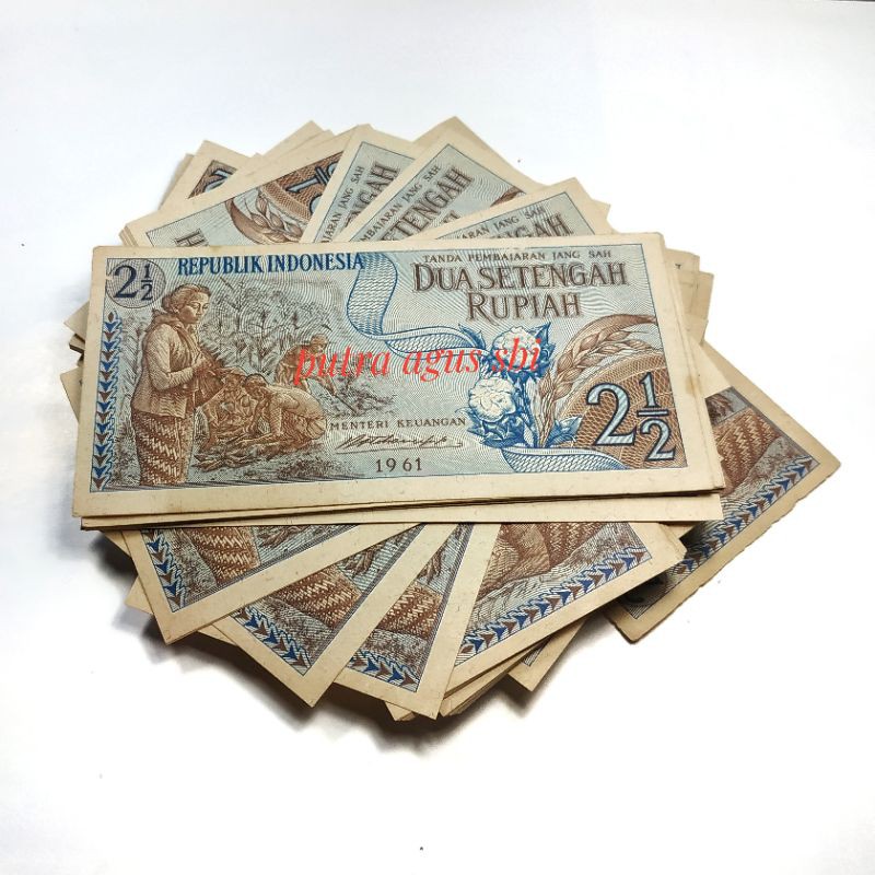 uang mahar 2 setengah rupiah tahun 1961