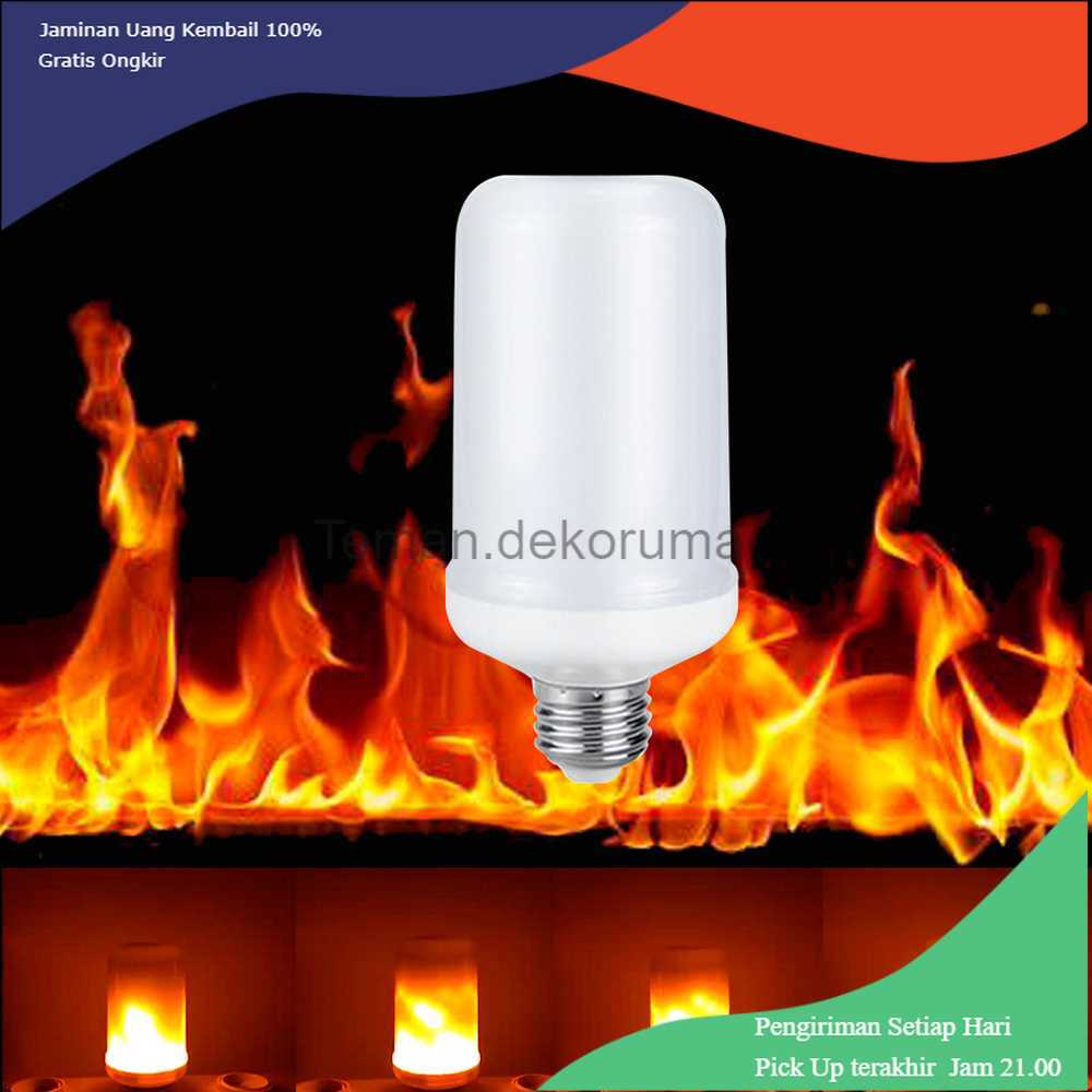 TD-DHA Flame Bohlam LED Flame Effect Flickering E27 9W 1300-1800K - YMJ009