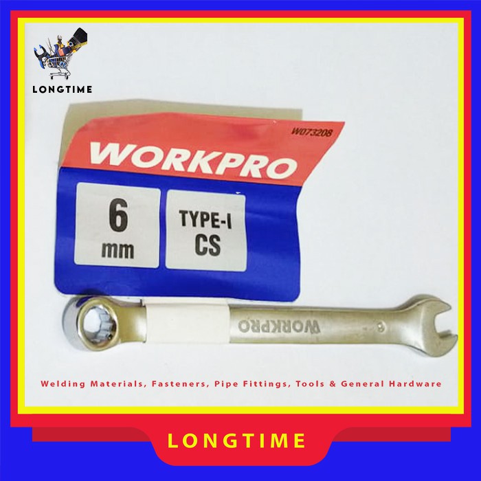 WORKPRO W073208 Combination Wrench Kunci Ring Pas 6 mm
