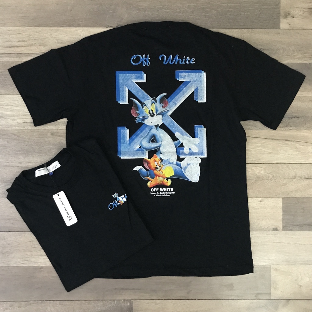 KAOS OFF WHITE ORIGINAL - KAOS DISTRO - MIRROR BAJU OFF WHITE ORGINAL KAOS OVERSIZE