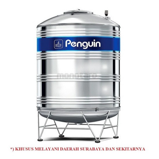 Tangki / Tandon / Toren Air SS merk Penguin tipe TBSK 1500 (1500L)