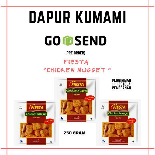 

Chicken Nugget Fiesta /Daging ayam olahan /Fastfood/