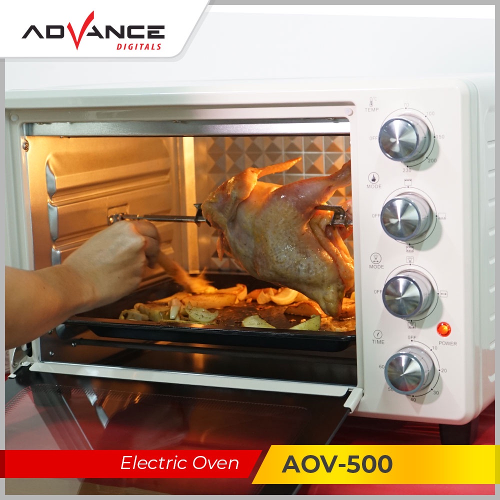 【CUCI STOCK】ADVANCE Electric Oven (Oven Listrik ) AOV-500 Kapasitas 33L Garansi Resmi 1 tahun