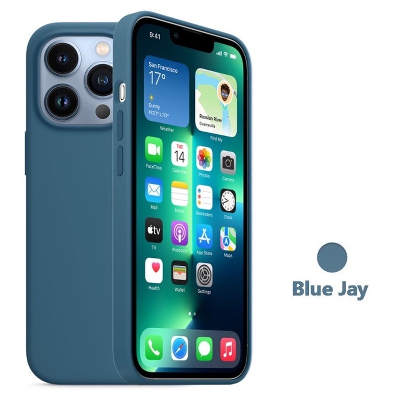 Case Bahan Silikon Cair Tahan Banting Untuk IPhone 13 Pro MAX Mini