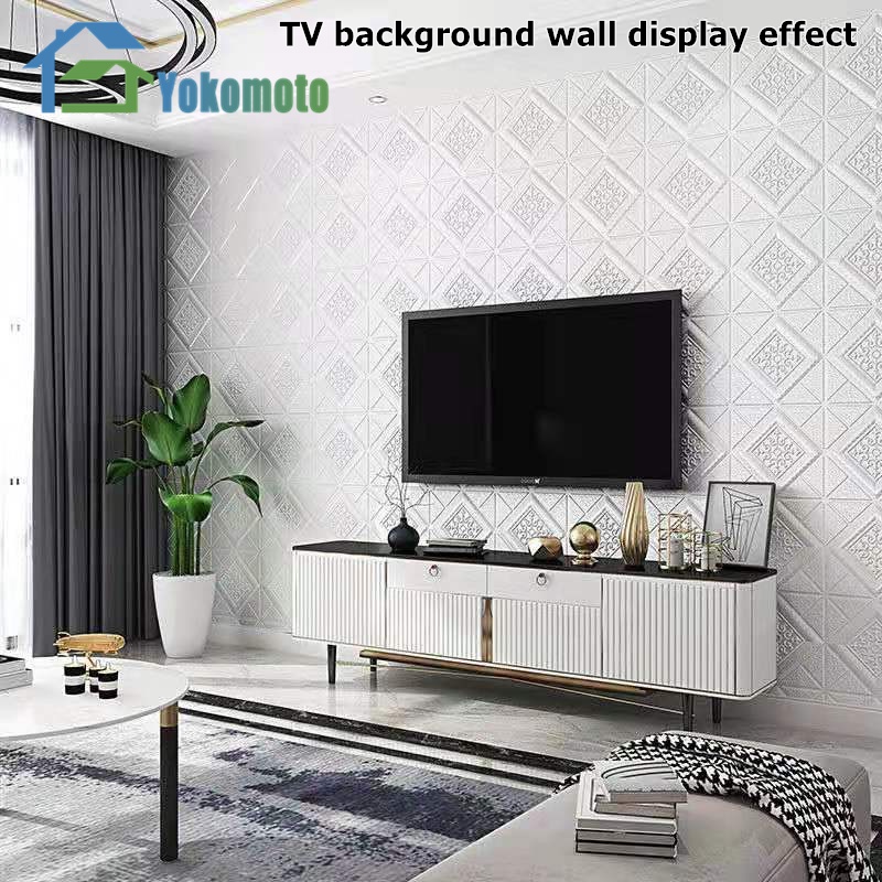 3D Wallpaper Dinding Drick Foam Plafon Dekorasi Dinding Kamar Tidur DIY Rumah High Quality-2