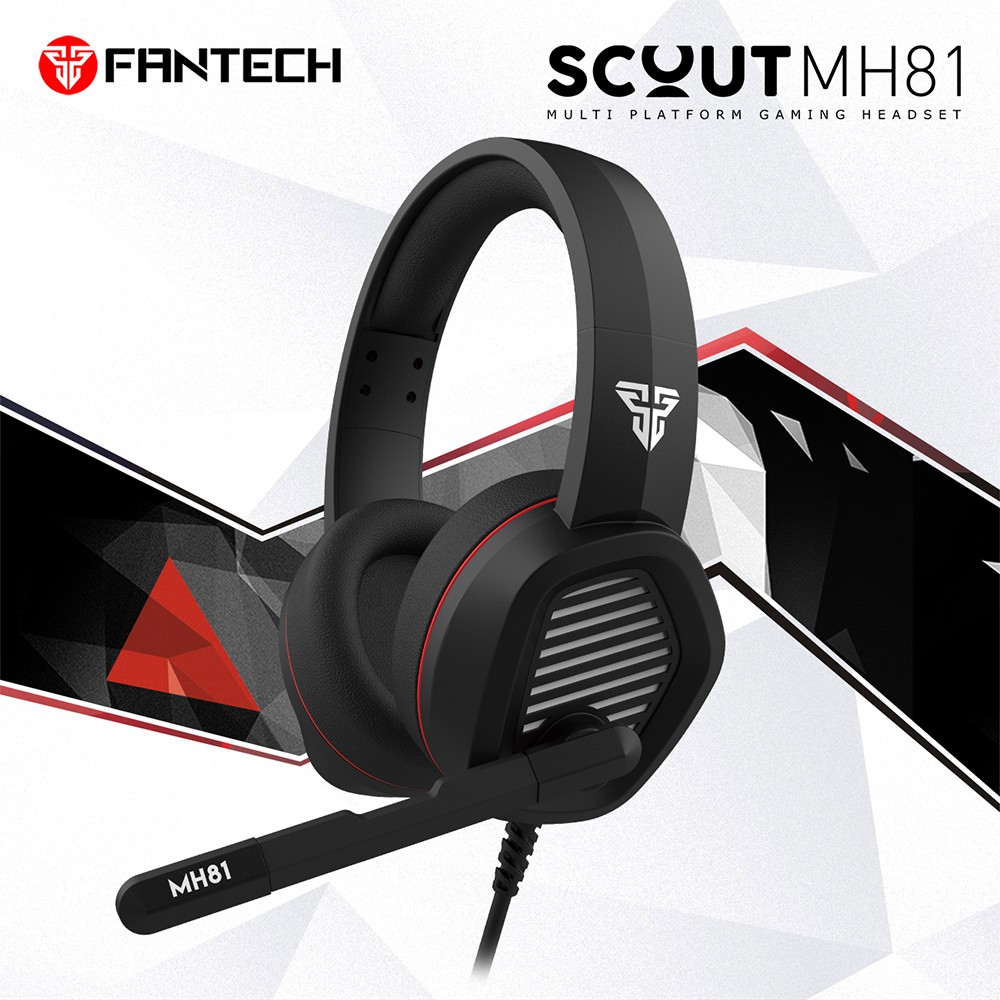 Fantech MH81 Scout Gaming Headset MHG-81 Headphone Multi Platform Gaming