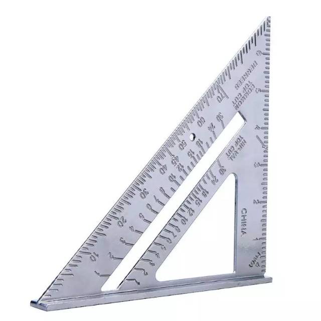 

Penggaris Busur Derajat Segitiga Protractor Aluminium 7 Inch