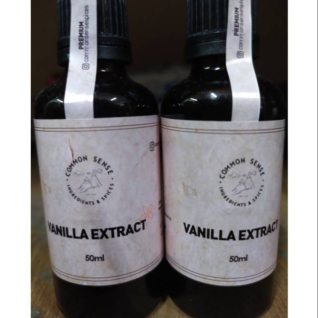 

CommonSense Vanilla Extract premium import asli 50ml