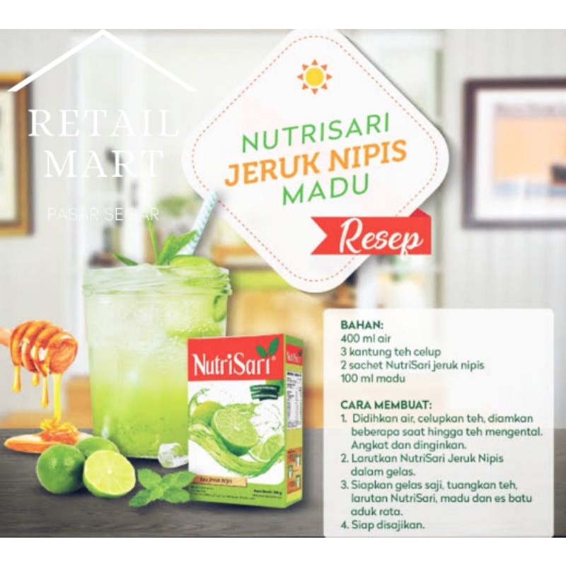 

Nutrisari jeruk nipis 10 sachet