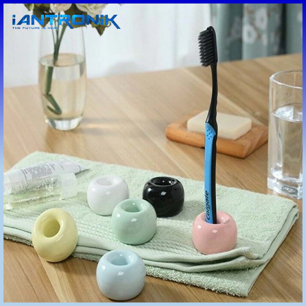 KIYOTE Mini Ceramic Toothbrush Holder - Tempat Sikat Gigi Keramik