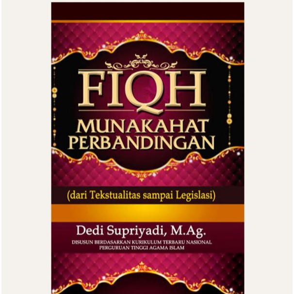 Jual Buku Fiqh Munakahat Perbandingan Dedi Supriyadi Indonesia Shopee