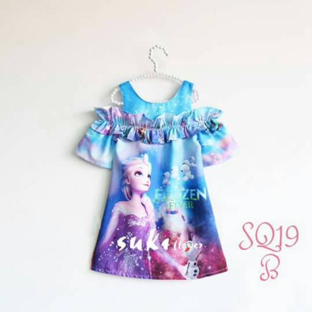 Pakaian anak impor / baju anak impor / dress sabrina anak import Suki 19B