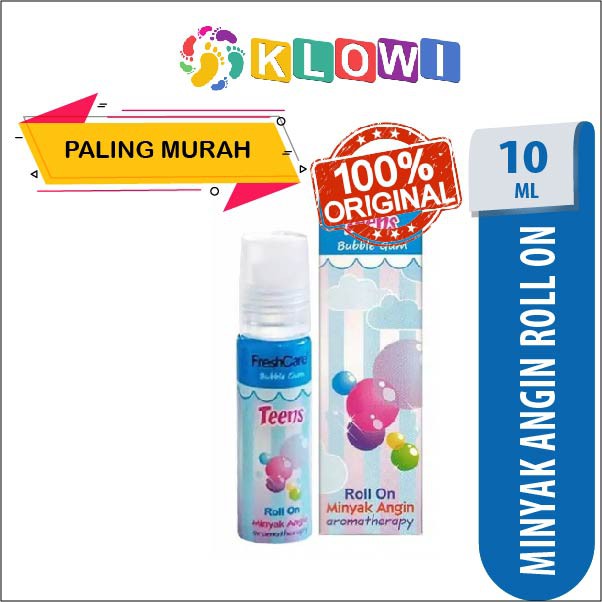 Freshcare Teens Bubble Gum Roll On 10Ml Aromatherapy Minyak Angin
