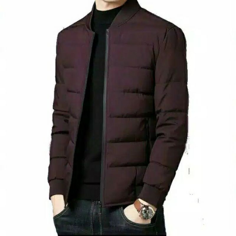 Jaket pria tebal/vest pria casual musim dingin