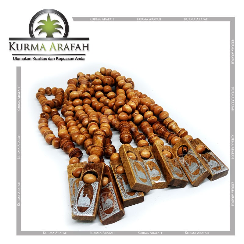 Tasbih Kayu 33 Per Kodi (20 Pcs)