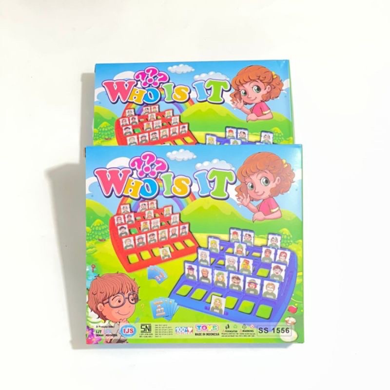 Mainan Anak Papan Permainan Tebak Gambar Who Is It Board Game SS1556