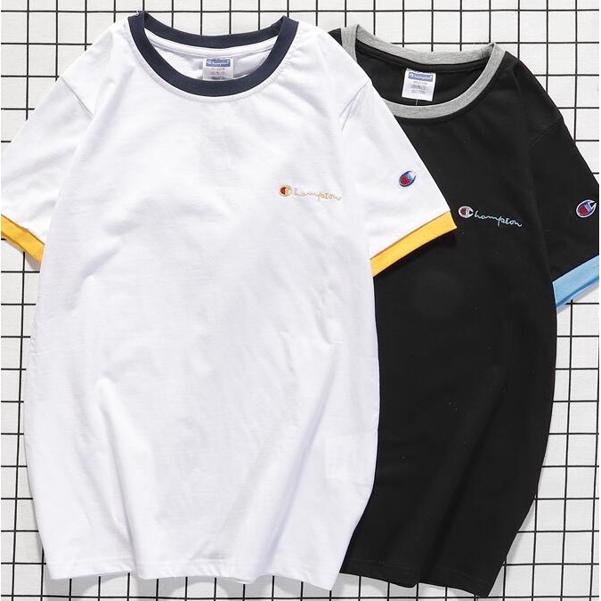 Kaos T Shirt Unisex Lengan Pendek Casual Motif Bordir Kaos T Shirt Unisex Lengan Pendek Casual Motif Bordir
