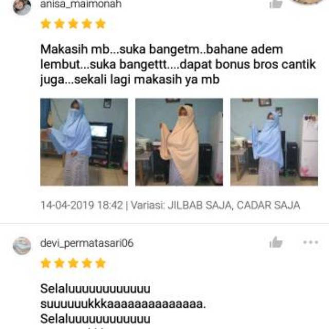 (1KG = 4PCS) PASTAN MALA SYARI FREE CADAR 2LAYER TANPA JAHIT BAWAH MATA-4