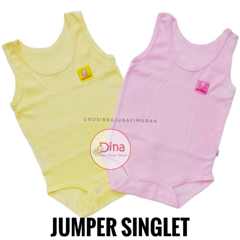 singlet jumper bayi MINIME size NB ( new born )