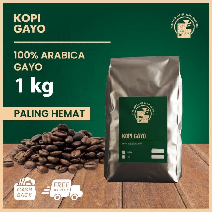 

Kopi Gayo Arabica 1 KG | kopi tubruk |East Coffee House Roastery -Diskon Besar