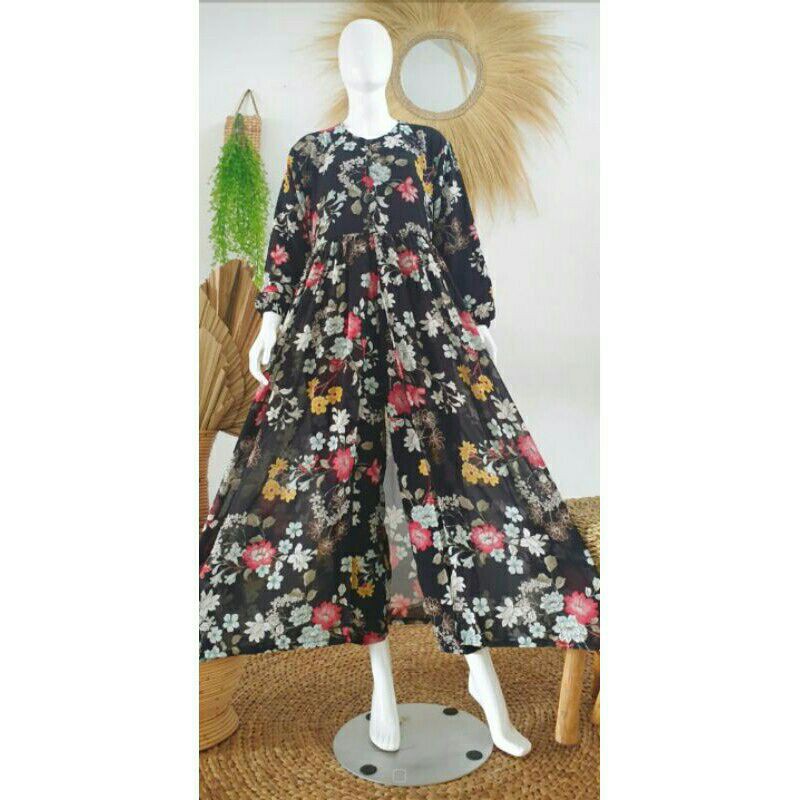 Gamis setcel princess ceruti import by Aldans