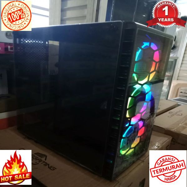 Terlaris PC GAMING RAKITAN AMD RYZEN 5 2400G With ASROCK B450M SSD 120GB DDR4 8GB