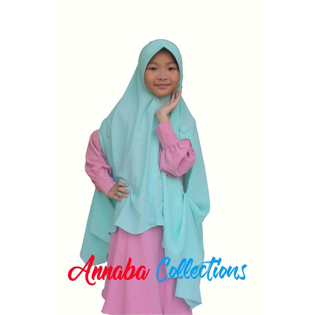 Jilbab Khimar, Jilbab Kimar Khimar Cardi anak/Kerudung Anak/Jilbab Anak Murah