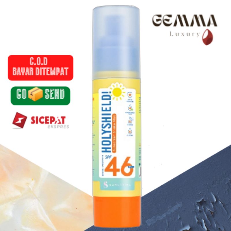 (GOSEND/COD) SOMETHINC HOLYSHIELD ! SUNSCREEN SHAKE MIST SPF 46PA+++ 50ML | CHEMICAL &amp; PHYSICAL SUNSCREEN SPRAY