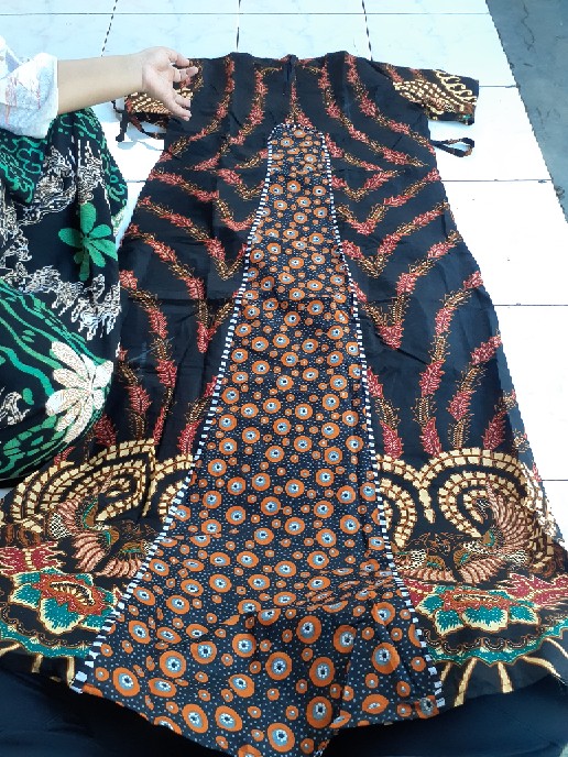 Gamis Batik Manggar, Padi,sekar,cantik,kubis,kipas,daun,kupu,nadine,gendis