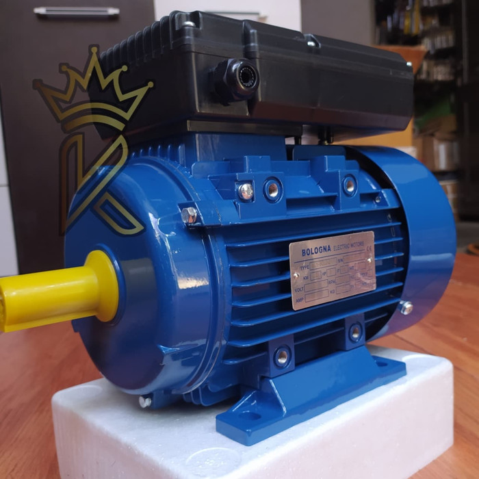 MESIN DINAMO MOTOR BOLOGNA 1.5 HP 1 PHASE 4 POLE