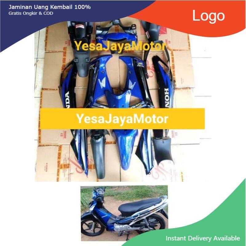 Full Set Body Supra X 125 Lama / Body Halus Kasar Supra X 125 Old