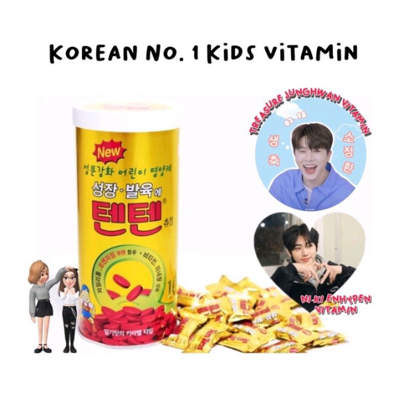 

ZOE_STUFF Tenten Chewable Vitamin Sharing peninggi badan NIKI ENHYPEN AND JUNGHWAN TREASURE