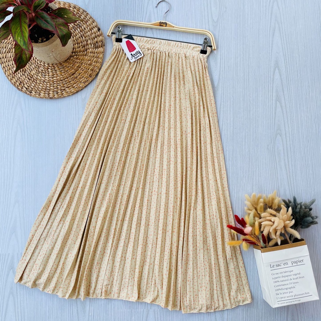 Renira Skirt Bawahan Rok Wanita - Hyget Premium All Size-COKSU1