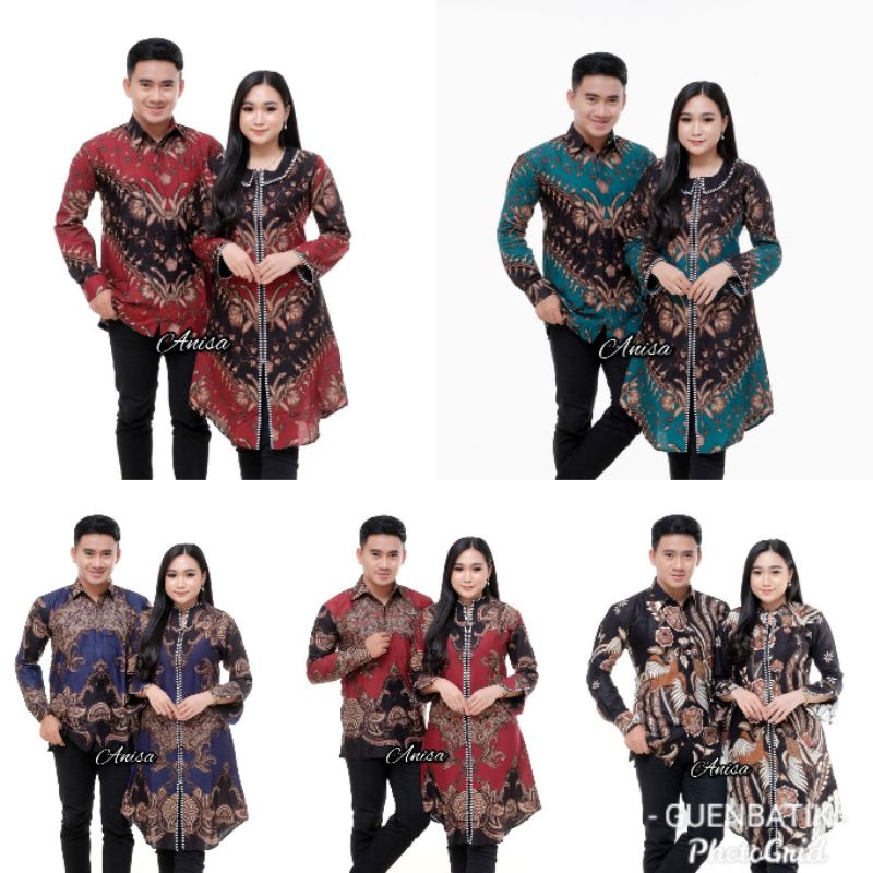 NEW COUPLE  KEMEJA TUNIK ZIPPER ZEBRA VIRAL BAJU KANTOR PRIA WANITA TERLARIS