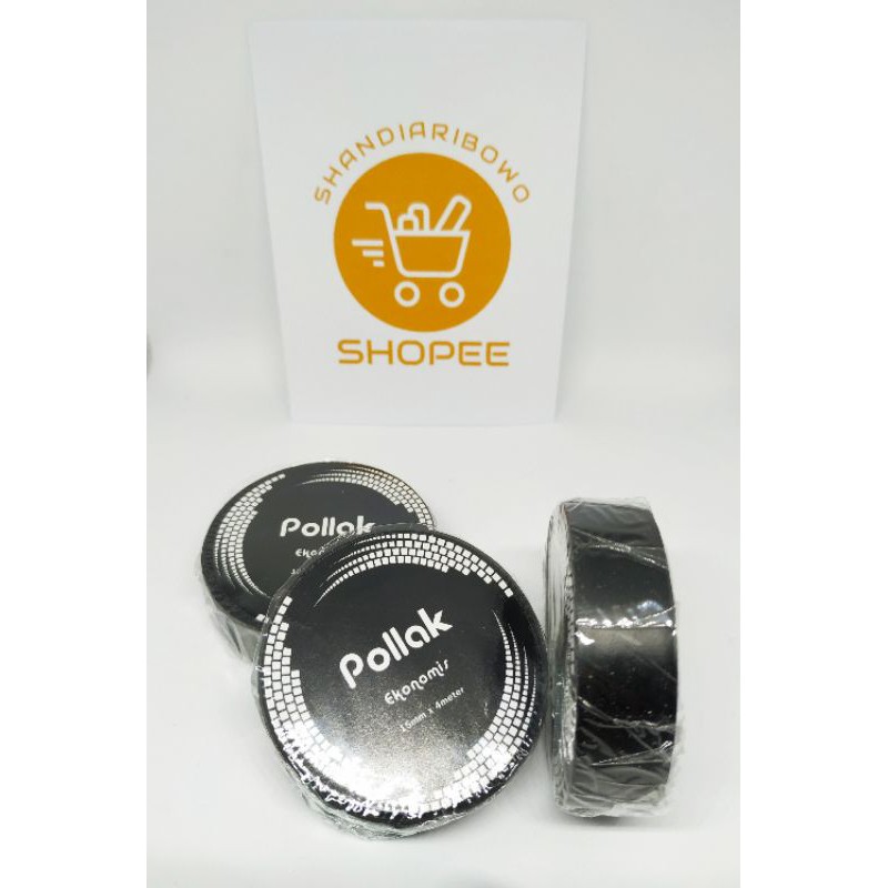 Electrical Tape / Isolasi Listrik / Selotip / Solasi Warna Warni Pollak Size 15MM x 4M