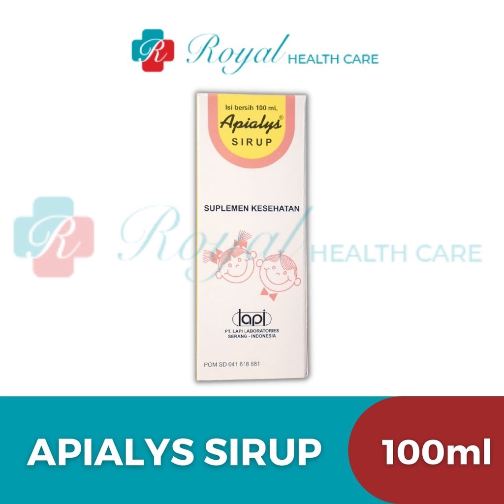 Apialys Syrup 100 Ml Multivitamin Anak Suplemen Anak Vitamin Anak