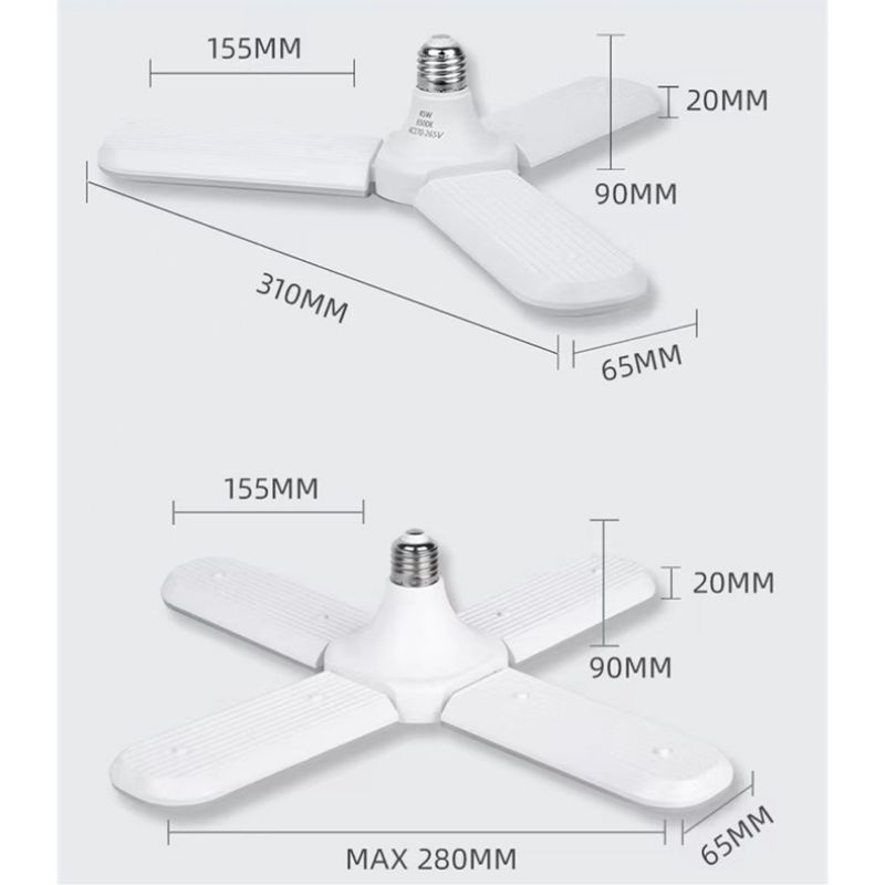 LAMPU KIPAS LED BLADE SUPER BRIGHT E27