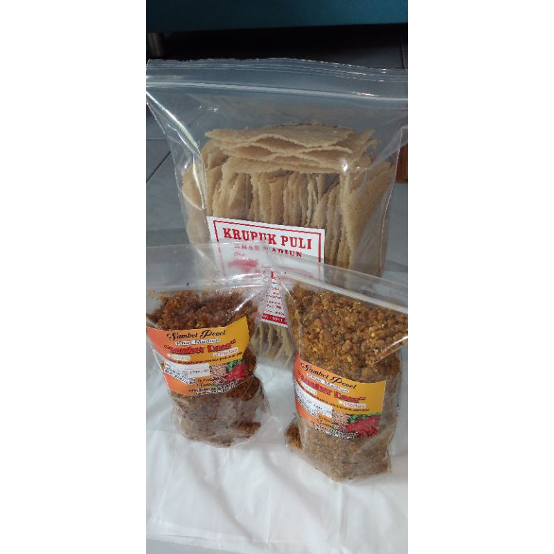 

Sambal Pecel Asli Madiun & Krupuk Puli