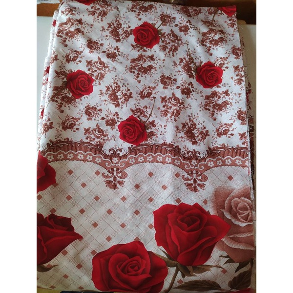 Sprei Reneo motif Bunga Merah