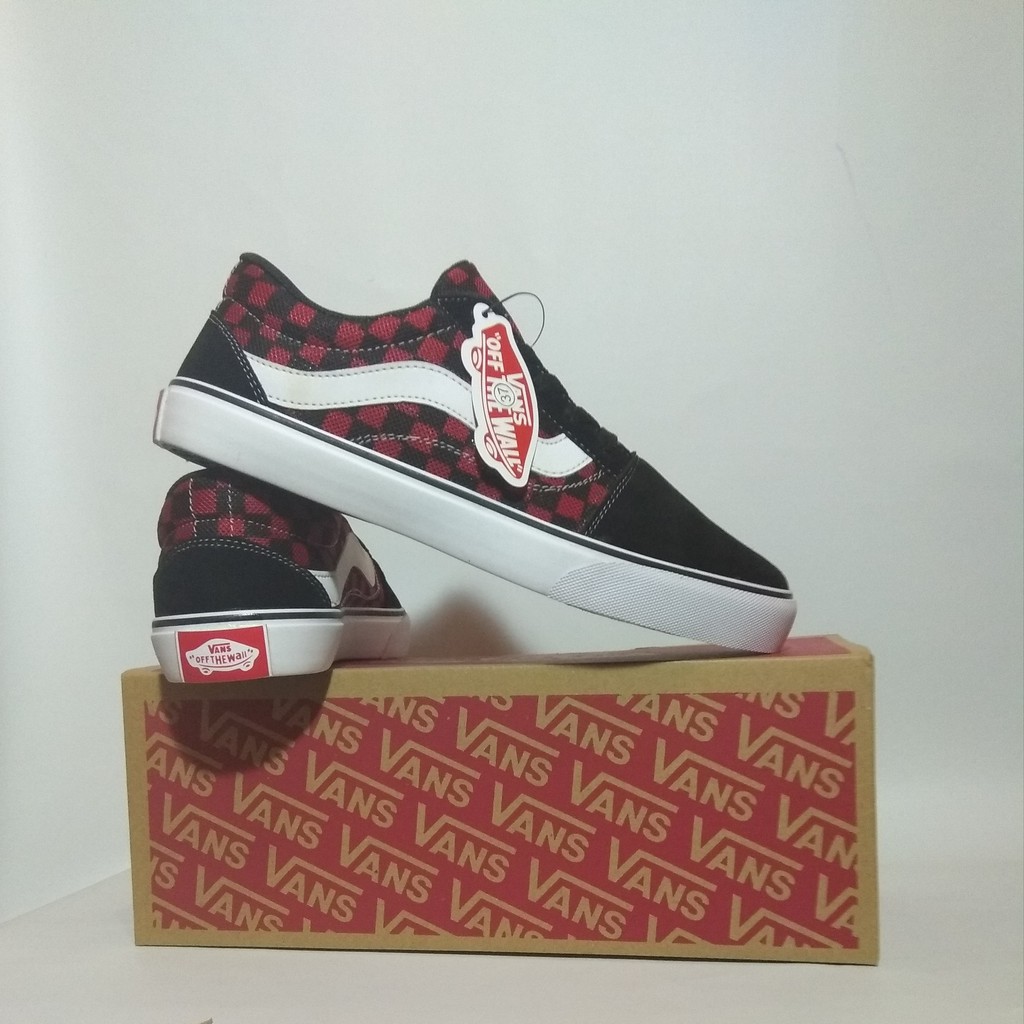 SEPATU VANS CATUR HITAM MERAH